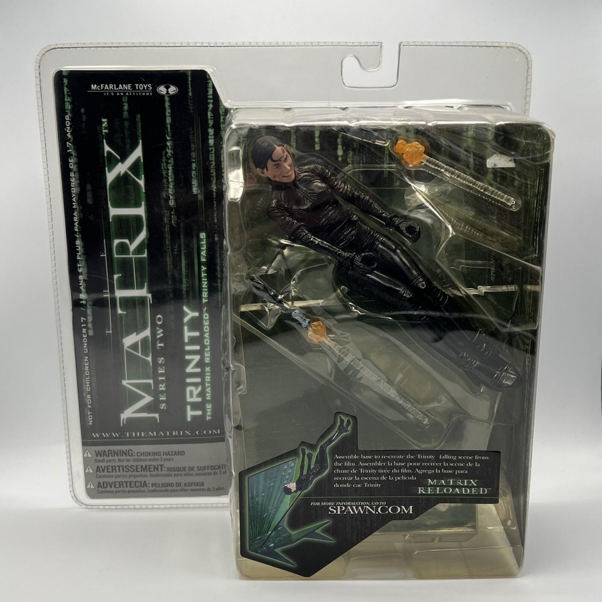 McFarlane Matrix Reloaded Neo & Trinity Series Two 6" Action Figures
