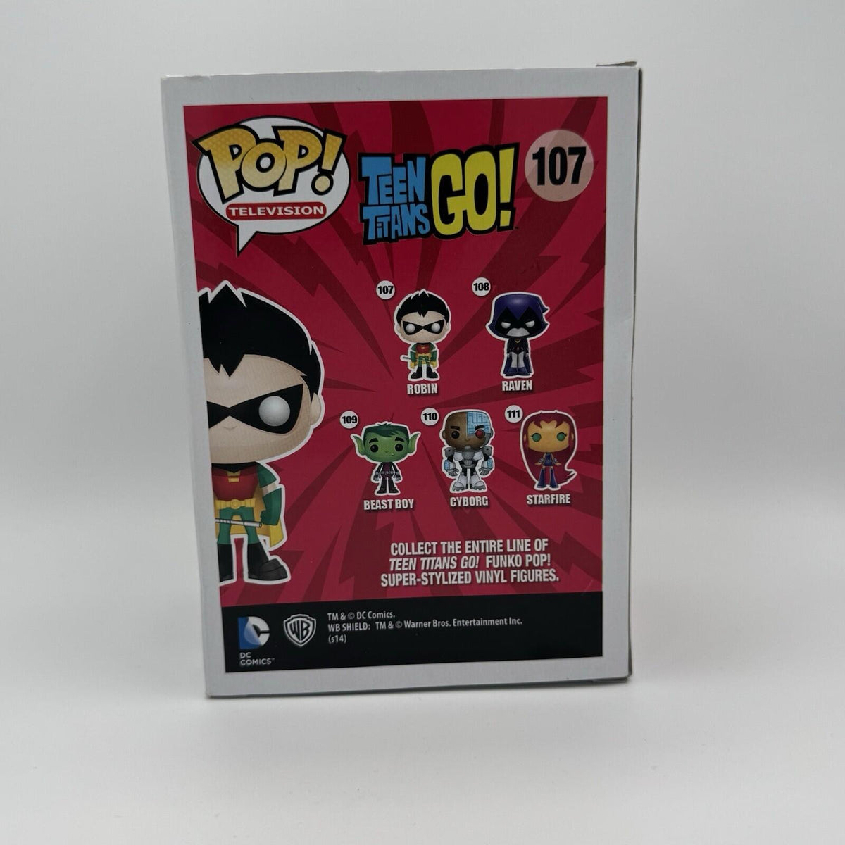 Funko Pop! Teen Titans Go! Robin Cartoon Network DC Comics WB VAULTED 107