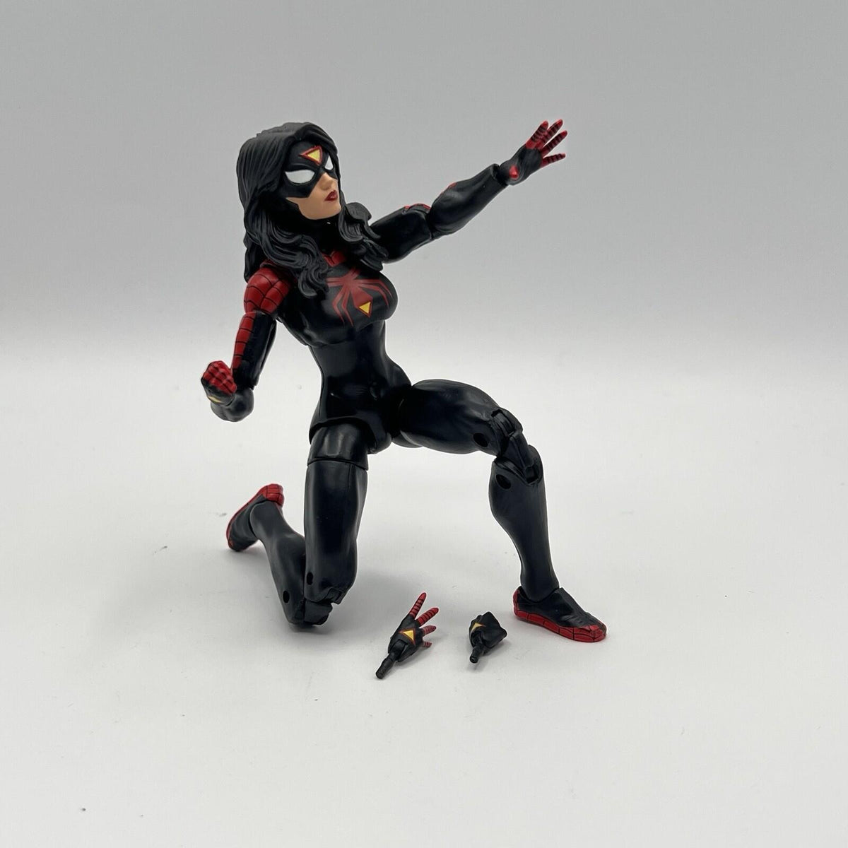 Marvel Legends Spider-Man Retro Card Jessica Drew Spider-Woman Hasbro Loose