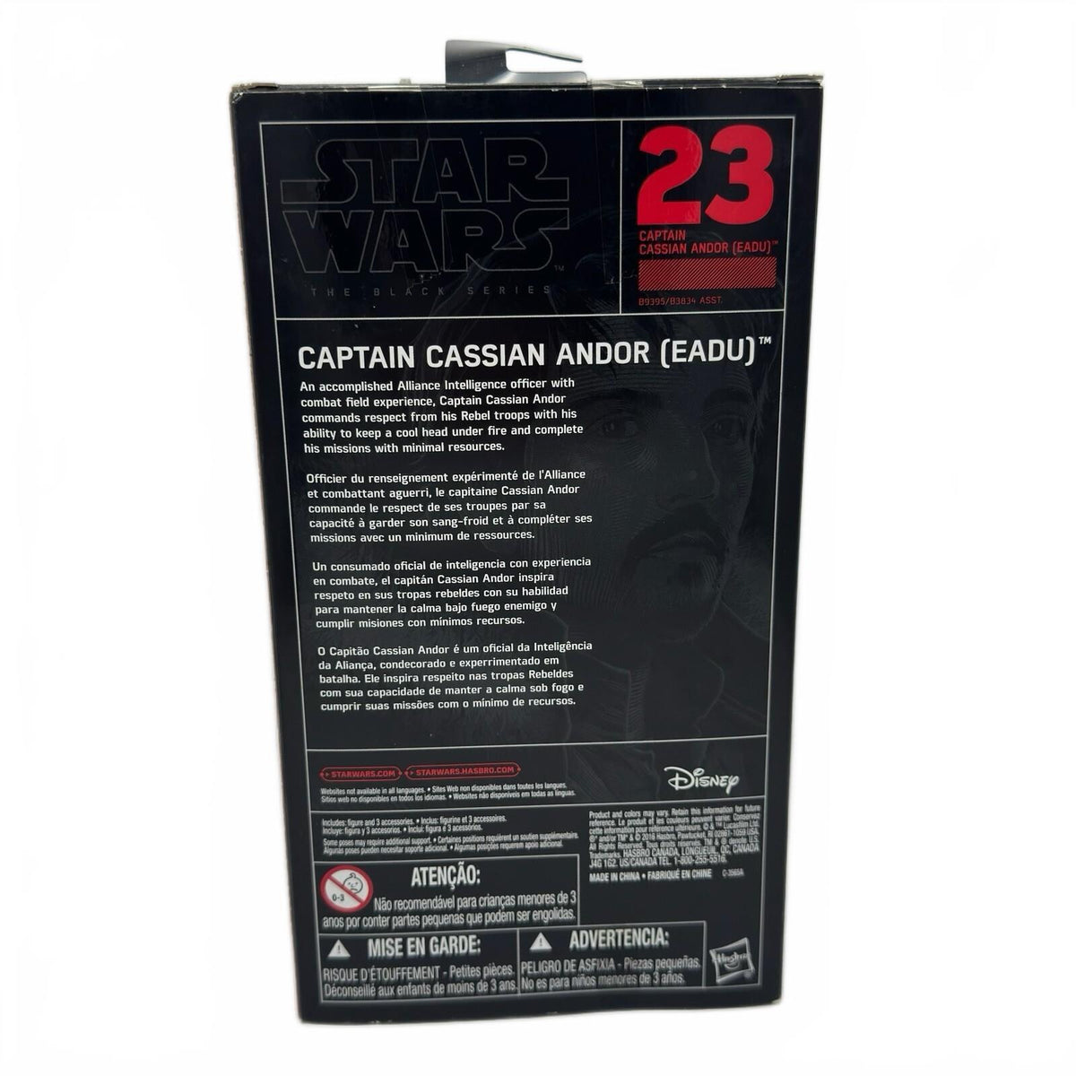 Star Wars Black Series Captain Cassian Andor Eadu 6" Figure Rogue One 2015 New