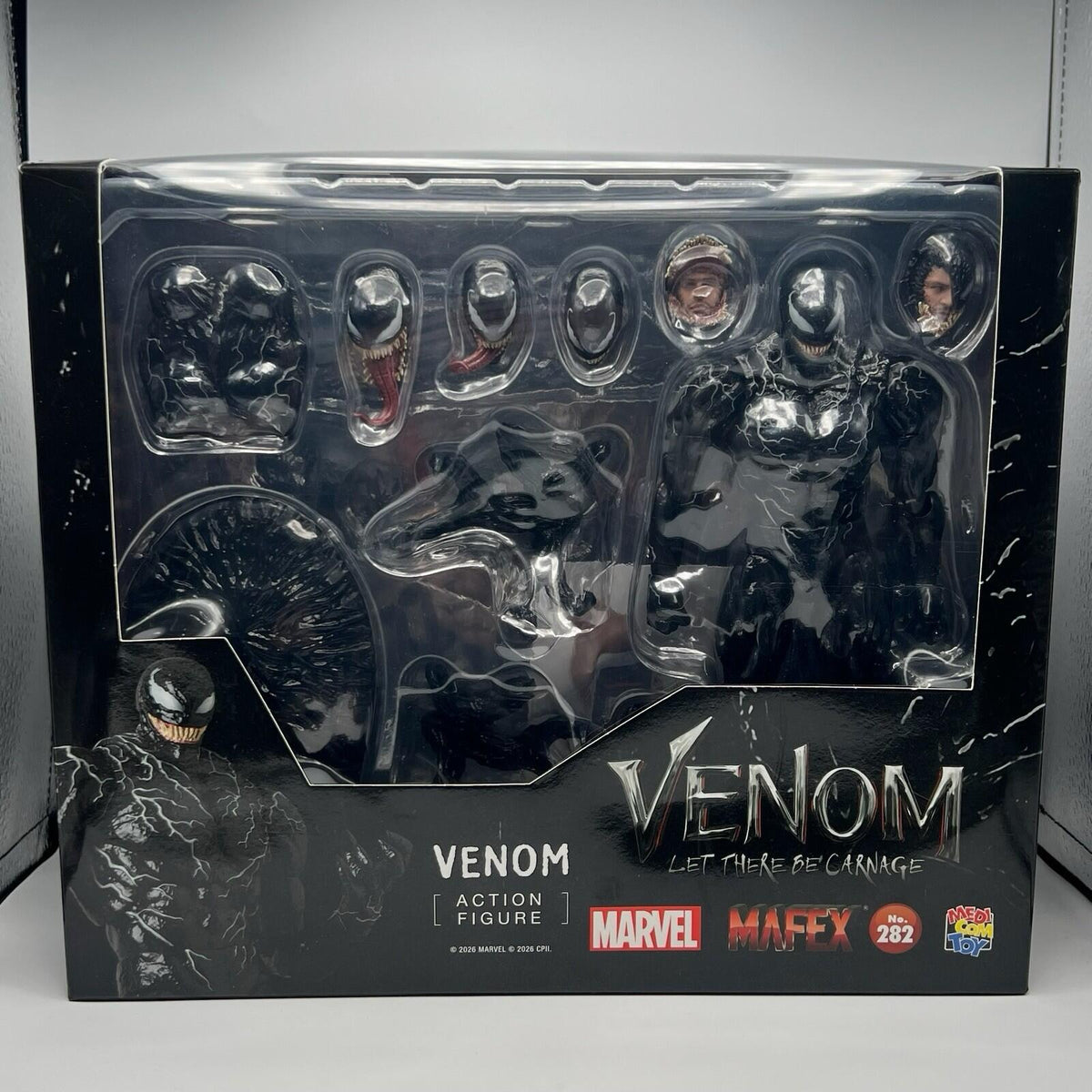 MEDICOM TOY MAFEX No.282 VENOM Let There Be Carnage Action Figure (CAD Seller)