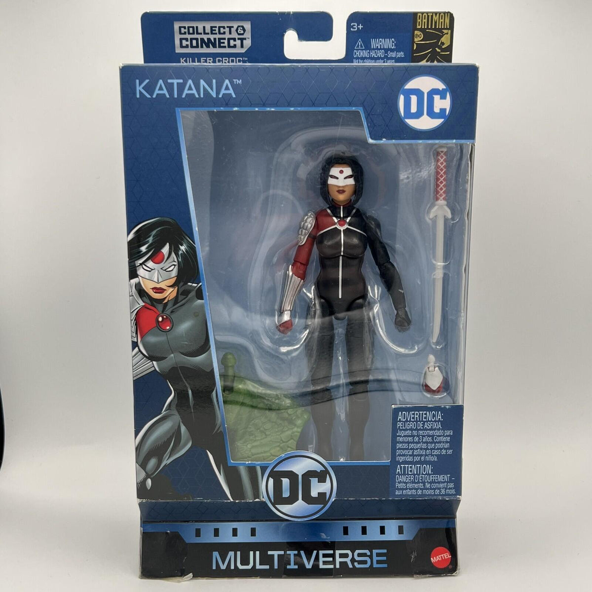 DC Multiverse Katana Action Figure BAF Killer Croc Wave