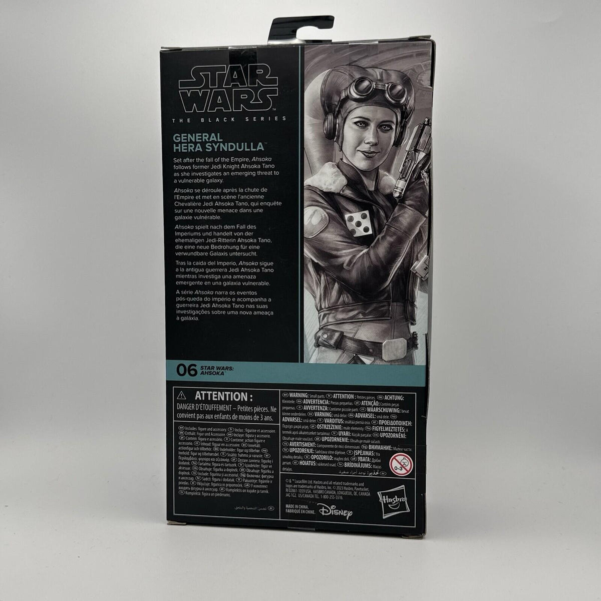 Star Wars Ahsoka General Hera Syndulla 6” Action Figure The Black Series Hasbro