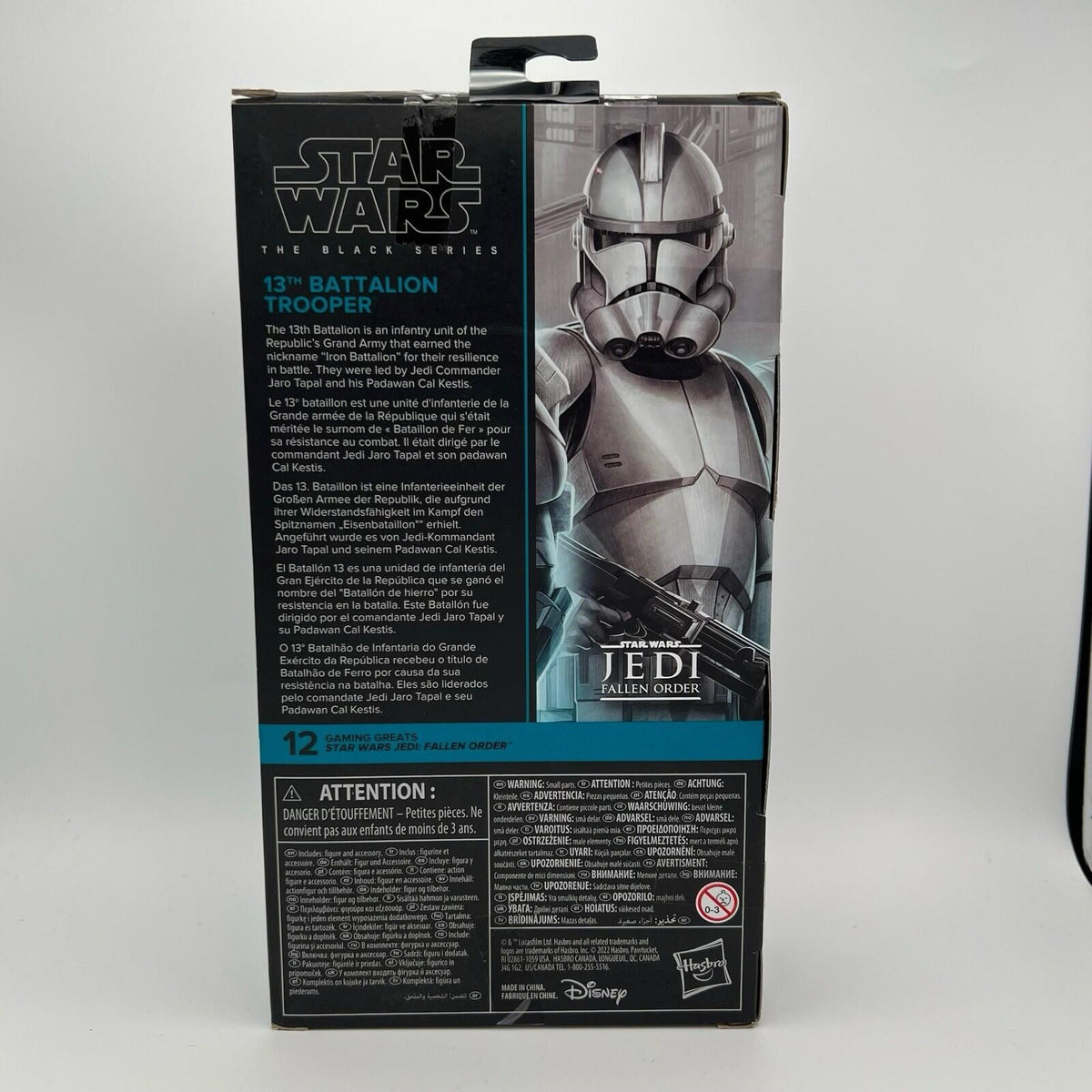 Hasbro Star Wars Black Series 13th Battalion Clone Trooper Loose 6” Complete