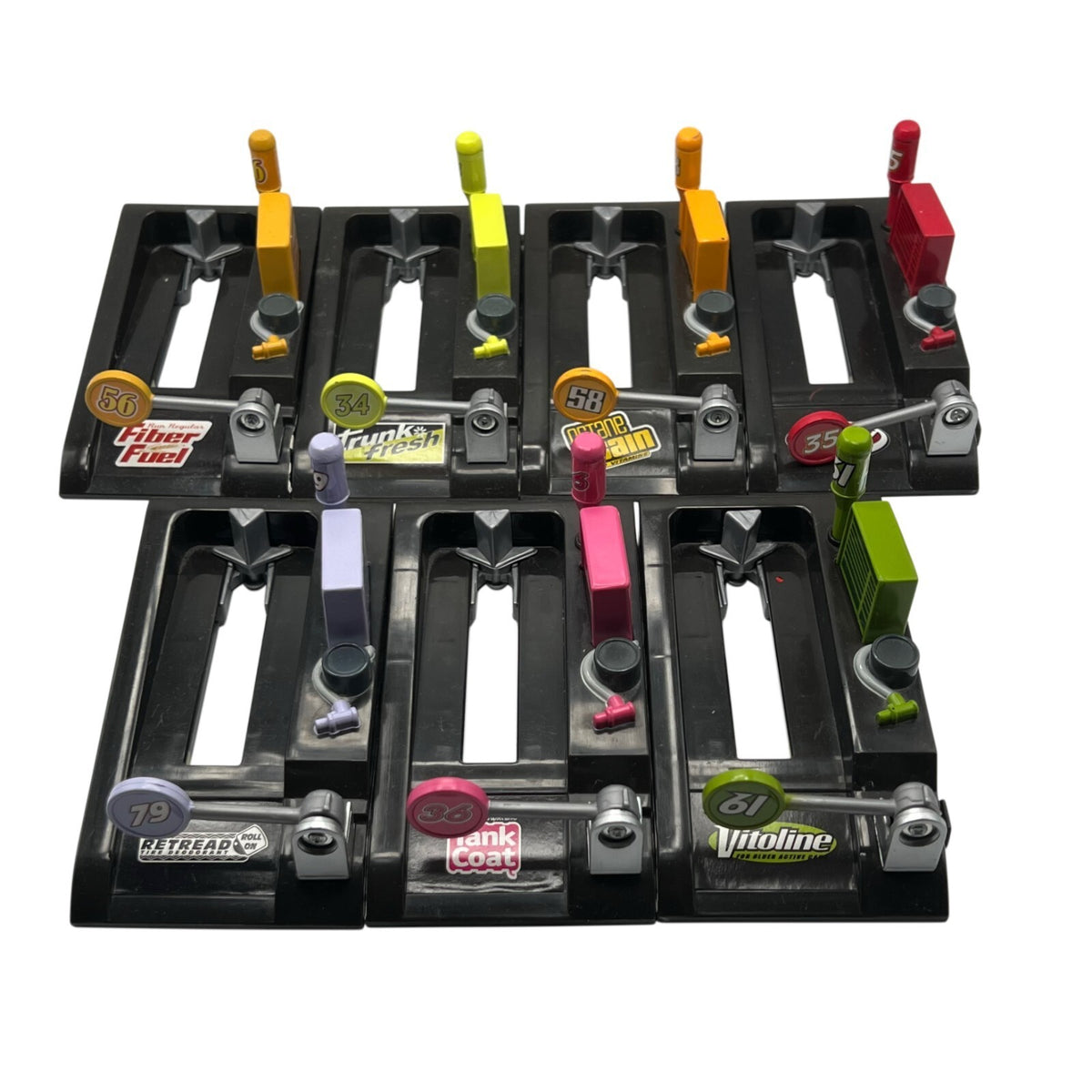 Disney Pixar Cars Diecast Pit Crew Launchers Lot of 7