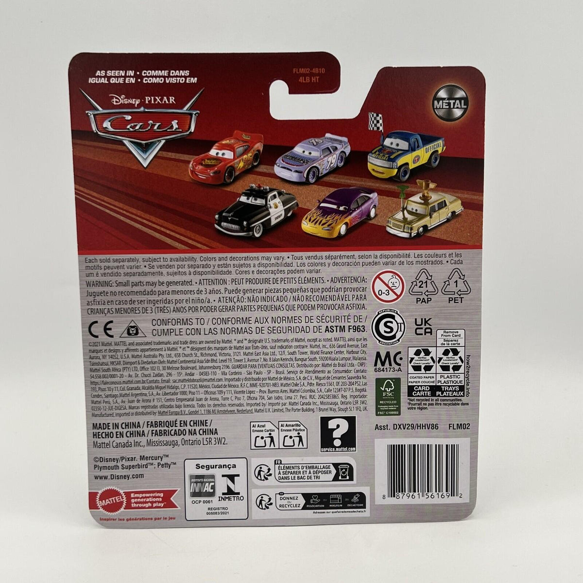 Mattel Disney Pixar Cars Strip Weathers "The King" Diecast Car