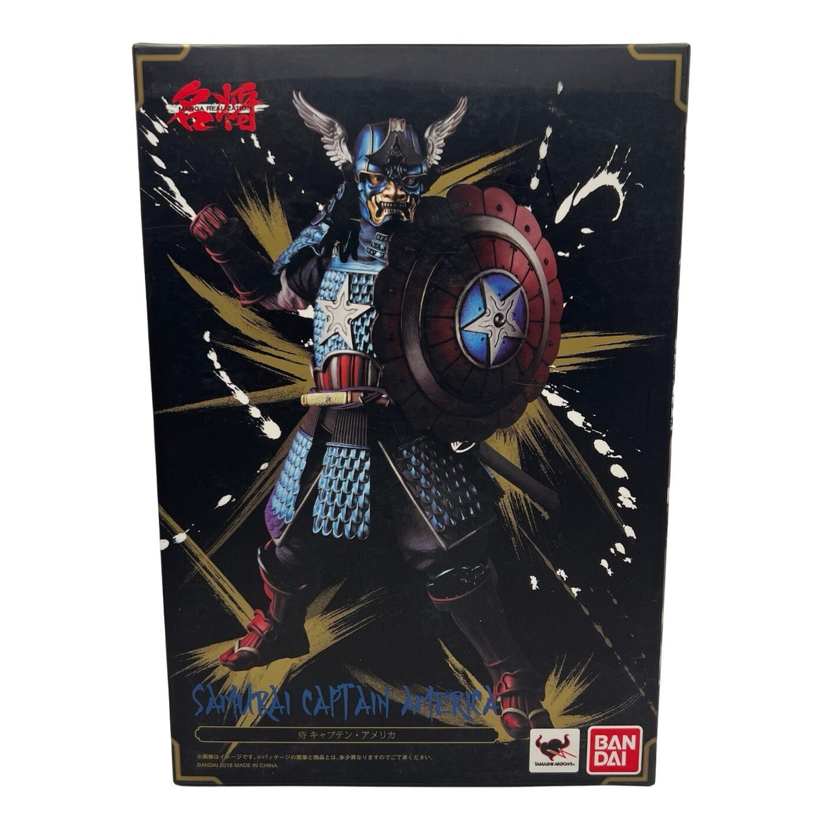 Bandai Tamashii Nations Manga Realization Samurai Captain America Action Figure