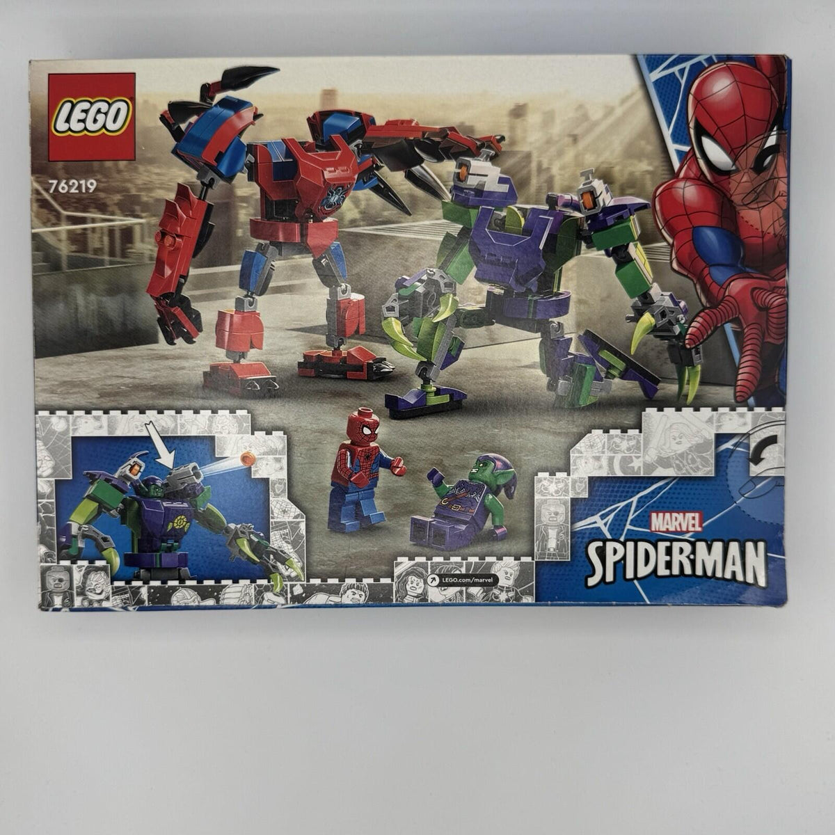 LEGO Spider-Man & Green Goblin Mech Battle 76219 NEW