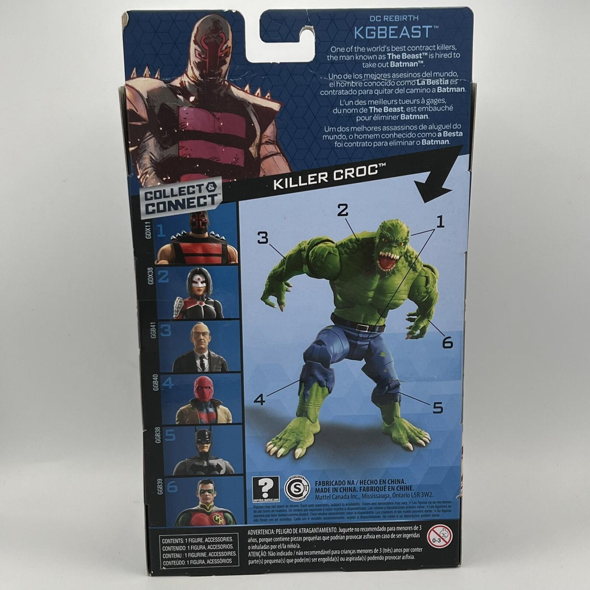 Dc Multiverse KG Beast Action Figure BAF Killer Croc