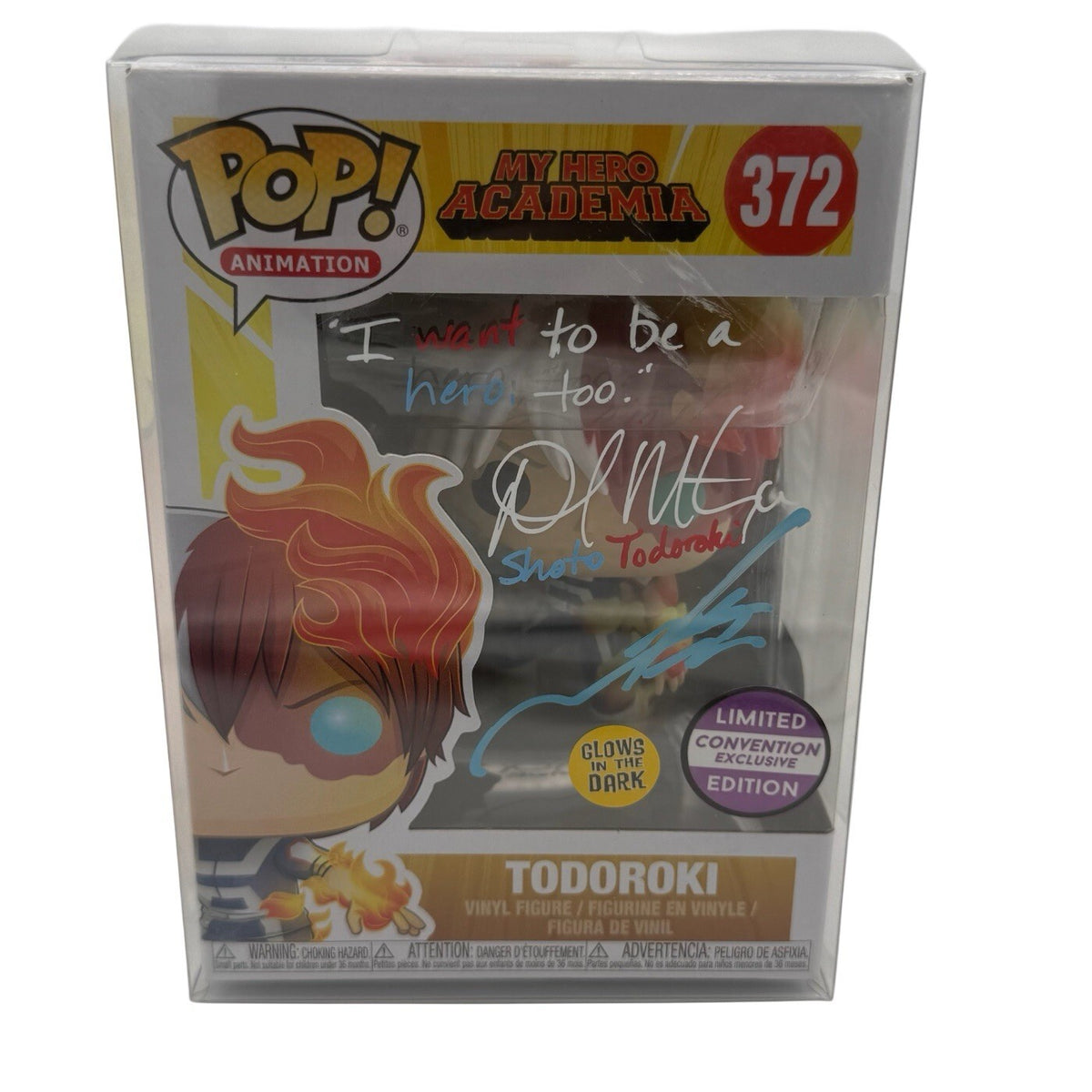 Funko Pop! Todoroki MHA 372 JVA & EVA Signed JSA Certified & SWAU Certified