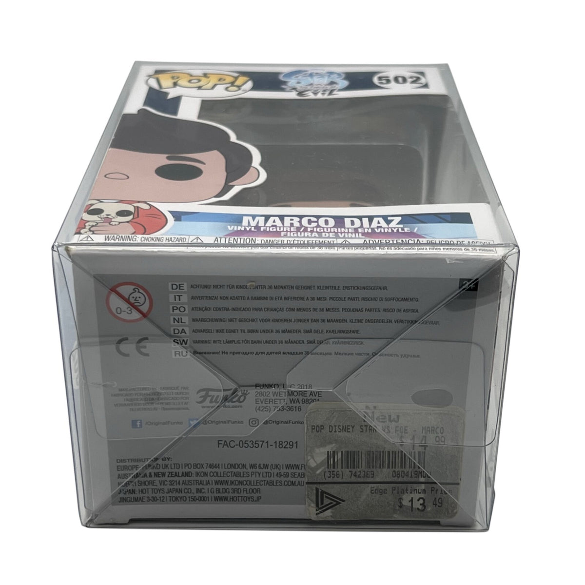 Funko Pop 502 Marco Diaz Star vs. the Forces of Evil VAULTED RARE