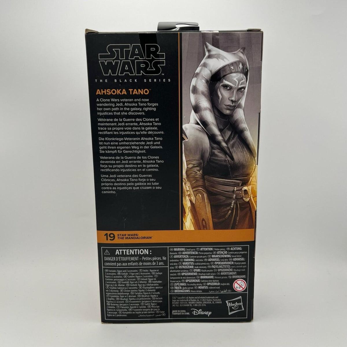 Star Wars Black Series ASHOKA TANO Mandalorian 6" Figure