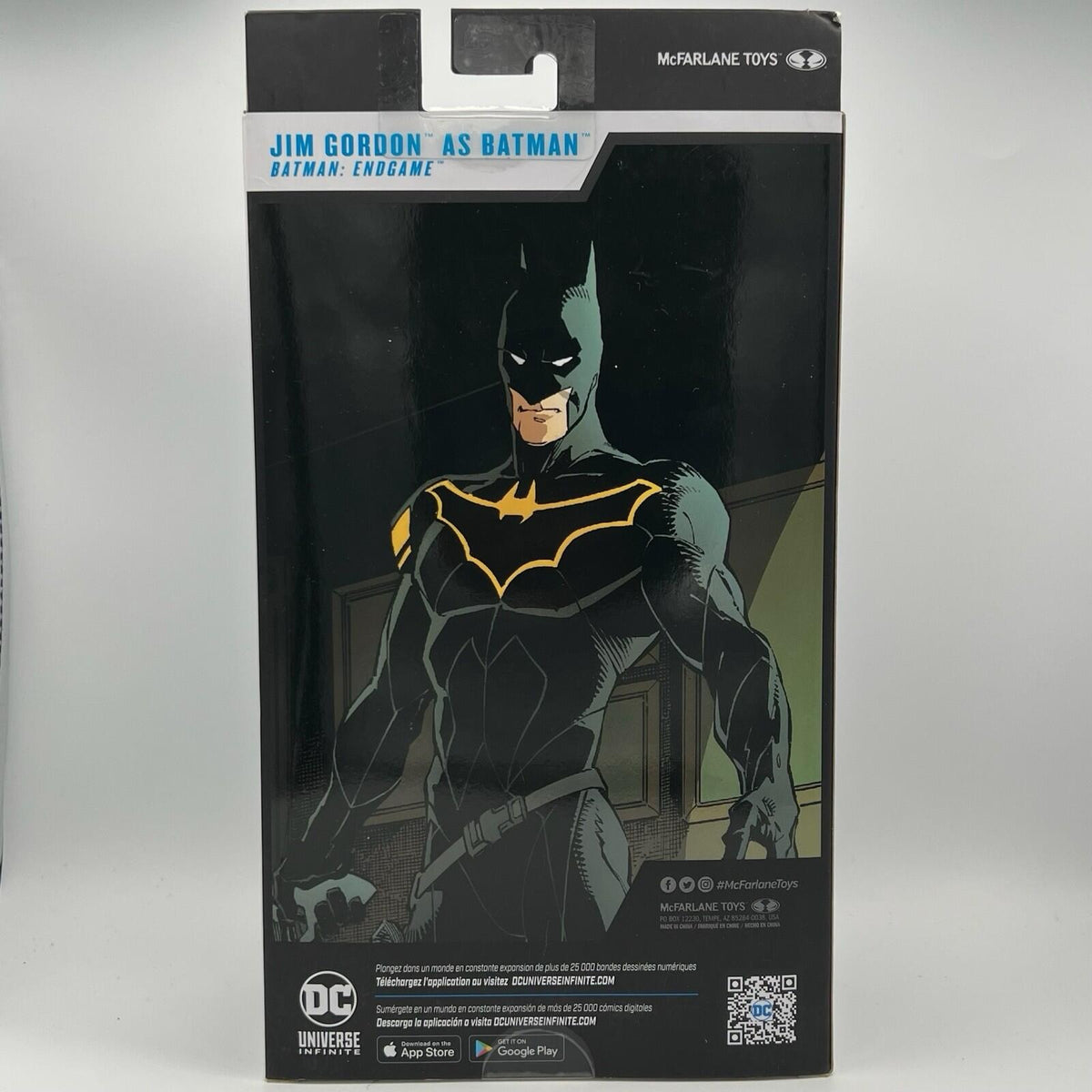 McFarlane Toys DC Multiverse Jim Gordon As Batman 7” Action Figure Platinum