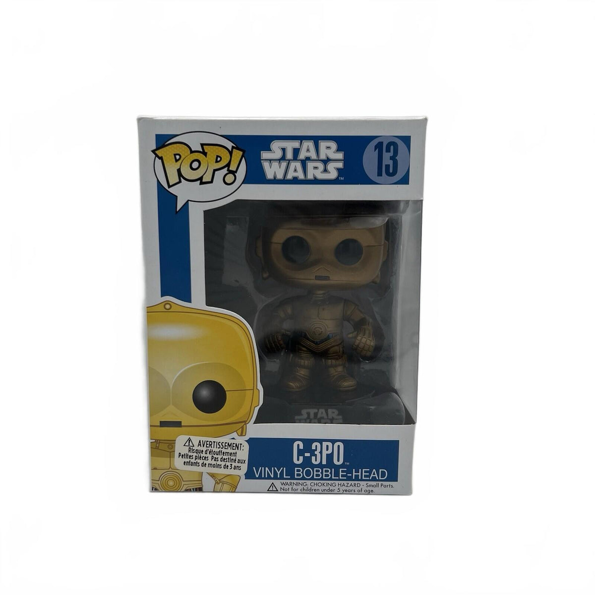 Funko Pop! Star Wars C-3P0 #13 Blue box Large Font 1st Release