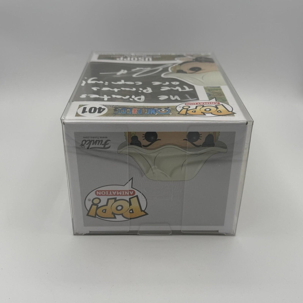 Funko Pop! Vinyl: One Piece Usopp #401 signed by Jacob Gibson - JSA COA