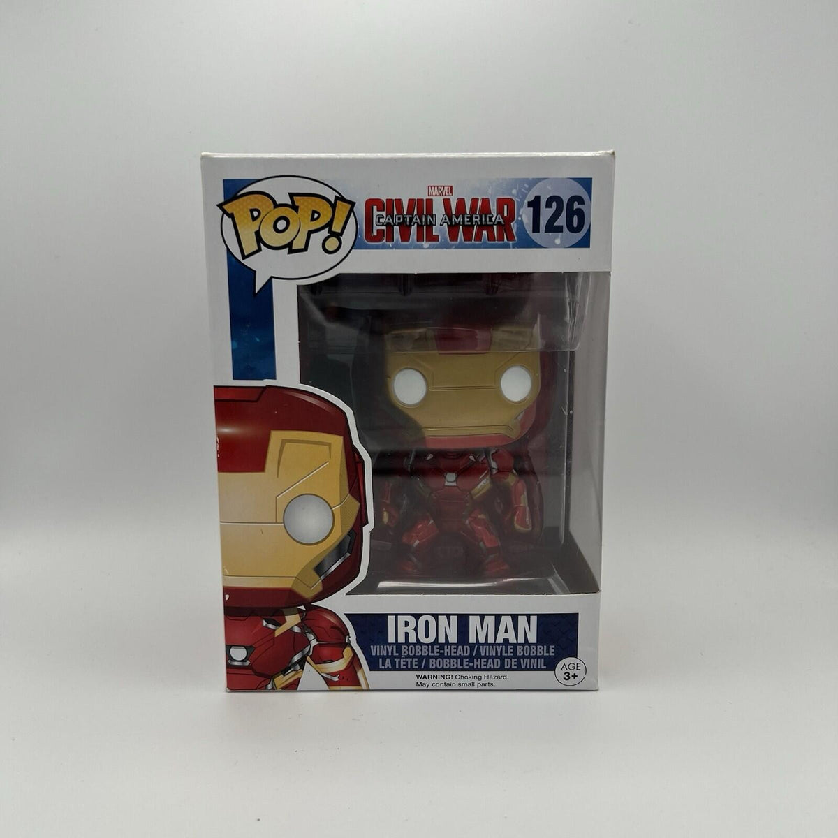 Iron Man Civil War Marvel Funko Pop #126 Vinyl