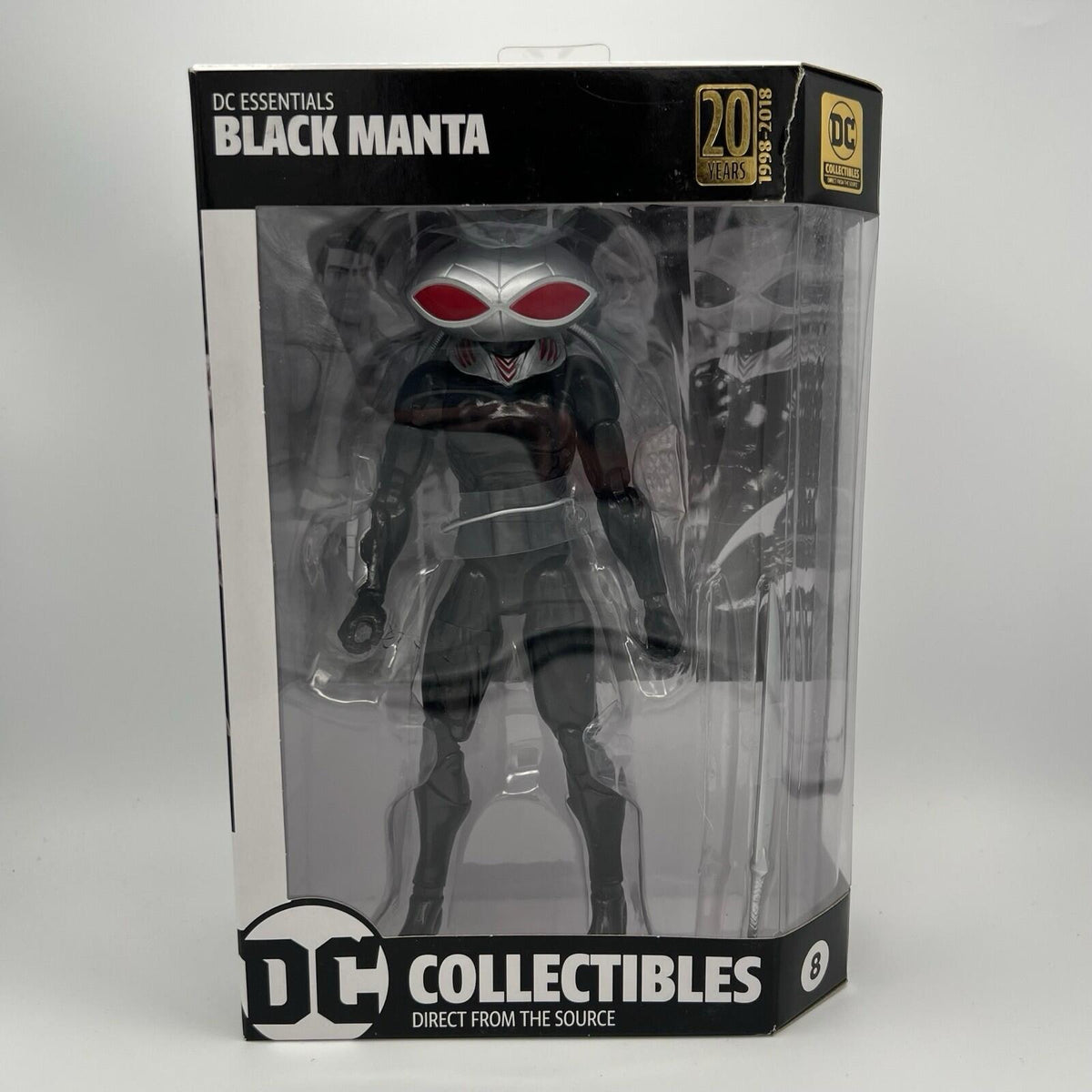 DC Collectibles Comic Essentials BLACK MANTA 7" Action Figure 20 Years