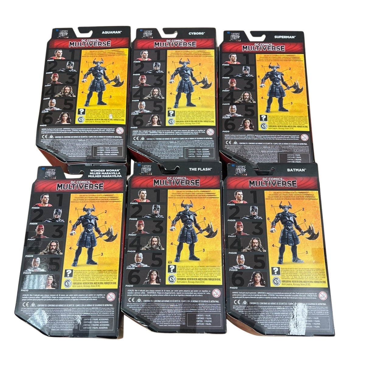 DC Justice League Steppenwolf Lot 6” Action Figure