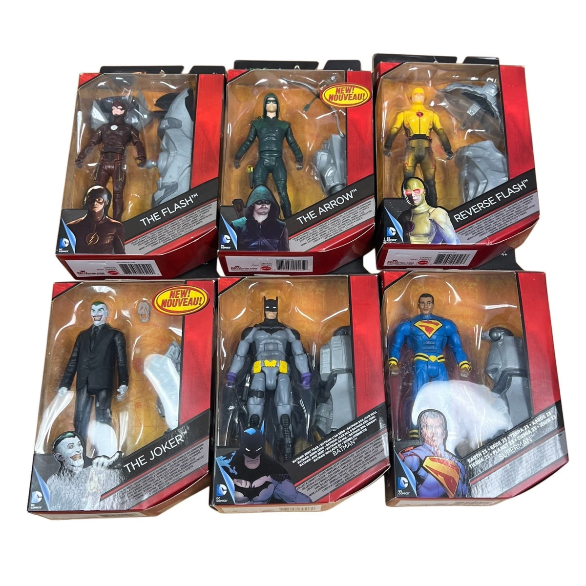 DC Multiverse Justice Buster Lot 6” Action Figures