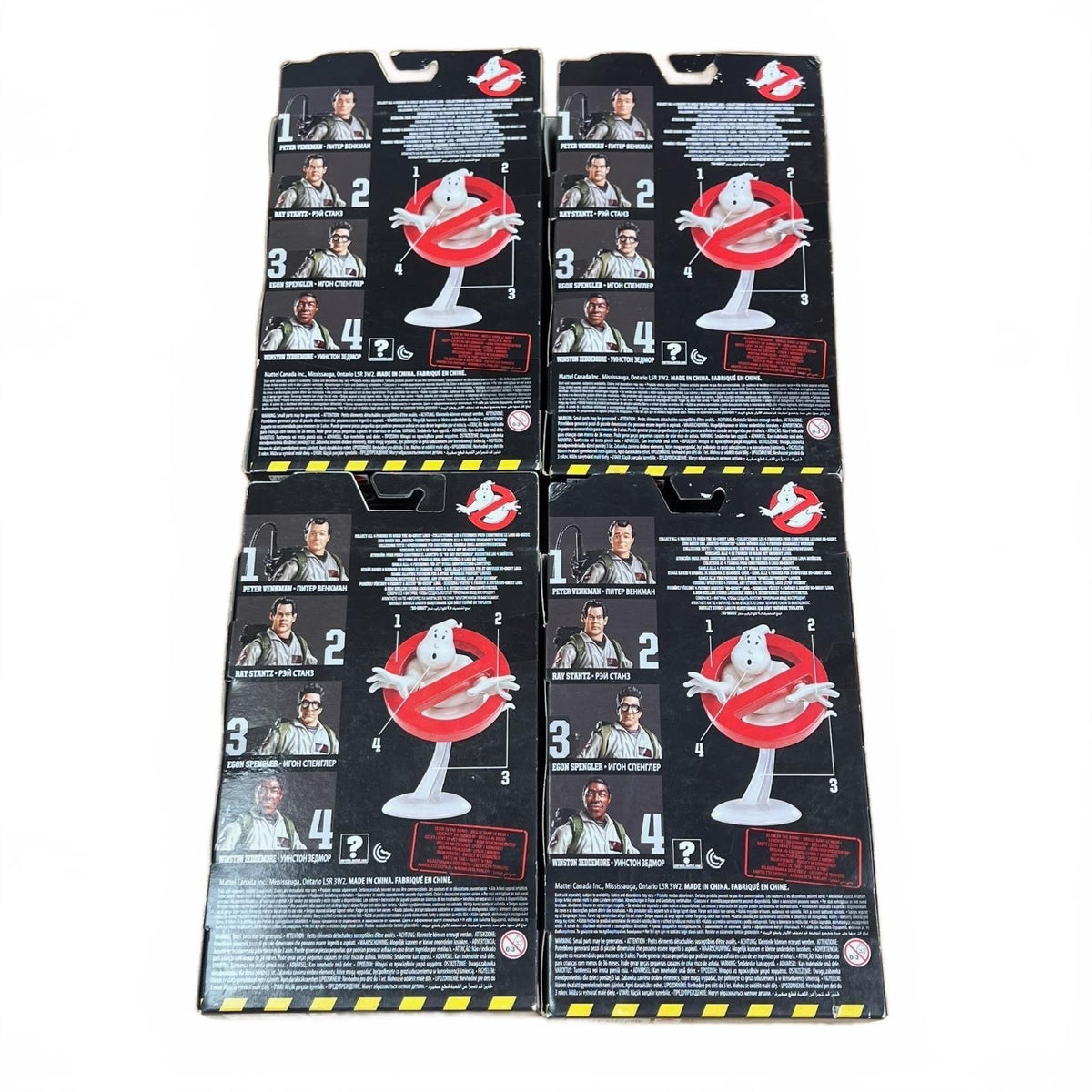 Mattel Ghostbusters 6” Action Figure lot of 4