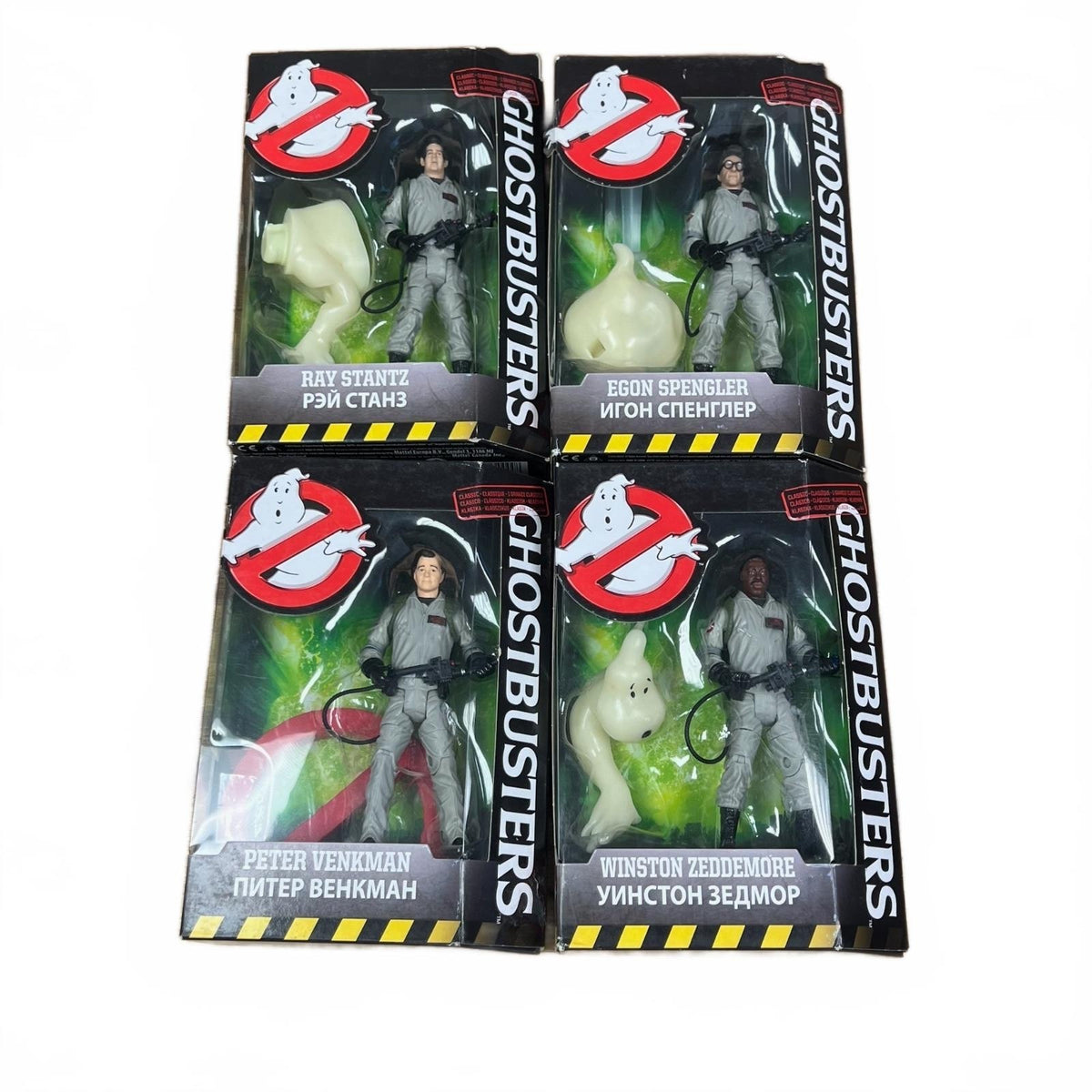 Mattel Ghostbusters 6” Action Figure lot of 4